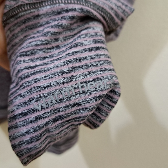 Lululemon race your pace 1/2 zip hyper stripe mauvelous heathered - Picture 13 of 16